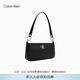 Calvin Klein時(shí)尚腋下包禮物休閑通勤洋氣包包金屬字母拉鏈CK女包單肩法棍包