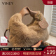 viney品牌斜挎包包女包新款毛絨包高檔生日禮物送女友老婆 【淺卡其色】實(shí)用單肩小包 時(shí)尚輕奢百搭休閑洋氣毛毛手提包
