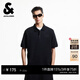 杰克·瓊斯（JACK&JONES）男裝夏季polo衫舒適百搭精致刺繡個(gè)性質(zhì)感寬松短袖上衣225306012 E40黑色 XL （185）