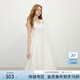 范思藍恩腰精裙系列 甜美少女感無(wú)袖花苞吊帶連衣裙女春1030/1302 白色長(cháng)款 XS