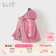 戴維貝拉（DAVE＆BELLA）兒童羽絨服冬裝男童女童加厚外套寶寶紅色年服童裝