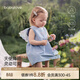babylove女寶寶連衣裙夏季純棉嬰兒裙子無(wú)袖翅膀甜美刺繡美夢(mèng)天使 美夢(mèng)天使 80
