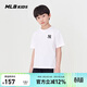 MLB休閑短袖T恤成人兒童簡(jiǎn)約基礎休閑圓領(lǐng)潮流7ATSB0453-50WHS-160