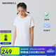邁樂(lè )（Merrell）女款戶(hù)外休閑短袖T恤上衣吸濕速干透氣寬松舒適棉質(zhì)百塔短袖上衣