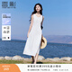 香影【防曬】白色背心無(wú)袖連衣裙女裝2026夏季新款內搭長(cháng)裙小白裙 白色（防曬款） S