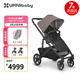 UPPAbabyCRUZ V2+嬰兒車(chē)高景觀(guān)嬰兒推車(chē)雙向 可坐可躺 易折疊 寶寶手推車(chē) 摩卡棕OWN