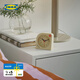 宜家（IKEA）TJINGA汀芽鬧鐘桌面迷你臺鐘起床困難神器學(xué)生用鬧鈴鐘 淺黃色鬧鐘8x8cm