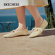 斯凱奇（Skechers）尖頭女淺口單鞋氣質(zhì)瑪麗珍春夏款透氣通勤休閑平底鞋159103