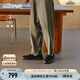 Allbirds休閑鞋Wool Cruiser Slip On春季新品羊毛懶人鞋輕便男女一腳蹬 自然黑（自然黑底） 42 /M9 男碼
