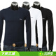 BOSS 黑標 3件裝男士休閑長(cháng)袖圓領(lǐng)T恤 50492321 10243514 黑/深藍/白 990 S