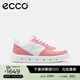 愛(ài)步（ECCO）板鞋女 軟面休閑鞋舒適運動(dòng)女鞋 街頭720系列209713 玫紅色/白色20971361214 37