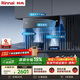 林內（Rinnai）油煙機側吸式家用吸排煙機24m3風(fēng)量大吸力揮手智控自清潔NH10JD