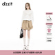 DZZIT地素短褲春秋花苞輕盈活力初春感覺(jué)褲子女3J1Q1491N 深卡其色 S