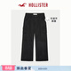 HOLLISTER小海鷗圖案可調節褲腰工裝休閑褲26春女裝356-6036 黑色 28 165/72A 6標準版