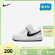 NIKE 耐克男女童休閑板鞋COURT BOROUGH輕便舒適兒童魔術(shù)貼運動(dòng)鞋低幫 DV5458-104 27 【建議腳長(cháng)16cm】