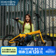大行（DAHON）S20折疊自行車(chē)20英寸20速成人鋁合金碟剎運動(dòng)競技自行車(chē)KBA005 黃色【BA接頭+油碟剎】