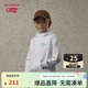 NEW BALANCE童裝男女兒童新款加絨透氣連帽運動(dòng)衛衣ND7CE4E043 淺灰色 150