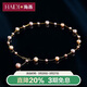海蒂S925銀4-7mm混彩色無(wú)核滿(mǎn)天星淡水珍珠項鏈女送女友禮物附證書(shū)