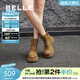百麗（Belle）百搭馬丁靴女冬季商場(chǎng)同款真皮戶(hù)外徒步短靴B8P1DDD4 棕色 37 (235mm)