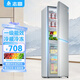 志高雙門(mén)冰箱小型出租房宿舍雙開(kāi)門(mén)冷藏冷凍一級能效家用大容量辦公室電冰箱微霜二門(mén) 一級能效-202L抽屜款【冷藏四層 冷凍三層】