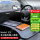 卡斯蘭適用特斯拉小桌板Model3Y蔚來(lái)理想問(wèn)界車(chē)載餐盤(pán)墊板折疊電腦桌板 特斯拉多功能車(chē)載小桌板【碳纖維紋黑】