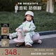 貝易BEIESTATE典藏扭扭車(chē) 1-6歲寶寶搖搖車(chē)大人可坐寶寶禮物聲光音樂(lè )款  貝母粉