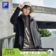 斐樂(lè )（FILA）官方男士上衣兩件套健身運動(dòng)保暖連帽外套 深黑-BK 2XL 185/104A/XXL