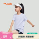 安踏兒童純棉短袖T恤夏裝冰爽運動(dòng)T男女童跑步上衣A372427101
