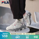FILA 斐樂(lè )女鞋運動(dòng)鞋復古老爹鞋2025冬新款火星4代舒適輕便休閑跑鞋 霧霾灰/標準白-VC 37.5