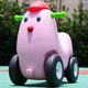 美博森幼兒園車(chē)寶寶室內運動(dòng)游樂(lè )器材室外玩具小型器械兒童戶(hù)外游樂(lè )設備 特別版粉色公雞車(chē):53*25*43