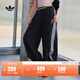 adidas經(jīng)典寬松可拆卸運動(dòng)褲扭扭褲女裝阿迪達斯官方三葉草 黑色   XS