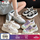 FILA 斐樂(lè )官方女鞋FOSSO 1+帆布鞋2026夏巖行鞋 1+時(shí)尚休閑鞋