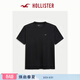 HOLLISTER小海鷗圖案美式基礎款運動(dòng)短袖T恤26春男裝324-6088 黑色 M (180/100A)