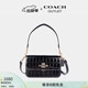 蔻馳（COACH）奧萊女士女包BRYNN斜挎包手拿包日常麻將包單肩包百搭 黑色