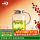 青蘋(píng)果耐熱玻璃水壺1.95升 圍爐煮茶茶水分離冷水壺 大容量涼水壺 