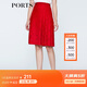 PORTS寶姿  新品商場(chǎng)同款女裝優(yōu)雅勾花蕾絲半身裙半截裙LN8S053HFD045 火焰紅 XS (2)