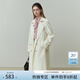 范思藍恩范思藍恩23FS11161 經(jīng)典時(shí)尚中長(cháng)款風(fēng)衣外套女秋季新款英倫風(fēng) 白色 M