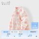 戴維貝拉【抱抱衣】女童春秋搖粒絨外套兒童寶寶加絨衣服