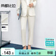 尚都比拉商務(wù)黑色休閑褲女春款修身小腿西褲通勤西服九分褲
