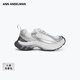 ANN ANDELMAN【章昊同款】The Fusion復古跑鞋2026新款老爹鞋2代 銀白 41 (255mm)