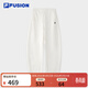 FILA FUSION斐樂(lè )潮牌針織長(cháng)褲女2025冬季新款時(shí)尚休閑寬松彎刀褲 奶霧白-WT L 170/70A/L