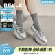 百麗（Belle）運動(dòng)風(fēng)瑪麗珍鞋女商場(chǎng)同款芭蕾單鞋C1A1DCQ4 銀色 39 (245mm)