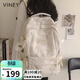 viney書(shū)包初中高中生大學(xué)生大容量雙肩包女休閑旅行背包輕便旅游通勤包