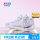 特步（XTEP）兒童童鞋【氫風(fēng)8.0護足跑鞋】透氣旋轉扣跑鞋 雪青紫 35