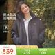 駱駝?chuàng  )u粒絨棉服男士加厚保暖戶(hù)外防風(fēng)登山服情侶外套秋冬季 幻影黑 男女同款 M