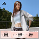 adidas拒水防潑涼感防曬UPF50+連帽防曬衣皮膚衣男女阿迪達斯   灰石綠   L