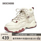 斯凱奇（Skechers）女鞋中幫厚底增高老爹鞋加絨保暖運動(dòng)鞋女靴167595