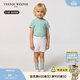 Teenie Weenie  Kids小熊童裝25年款男女寶純棉刺繡短袖T恤衫打底衫 迷你小熊-綠色 120 cm