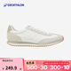 迪卡儂春季T頭校園通勤復古德訓男女情侶運動(dòng)休閑阿甘鞋米白42-5434446