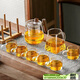 八千行2025新款茶具整套泡茶器全套玻璃茶壺套裝辦公室家用喝功夫茶具